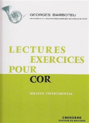 Barboteu: Lectures Exercices: Solo pour Cor Français