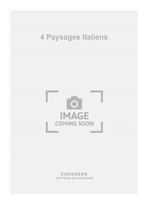 Manen: 4 Paysages Italiens: Clarinette et Accomp.