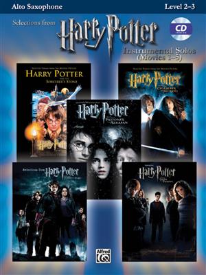 Harry Potter Instrumental Solos Movies 1-5: Saxophone