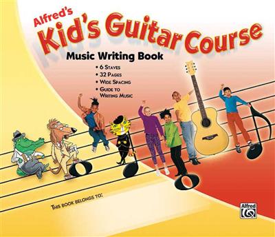 Ron Manus: Alfred's Kid's Guitar Course Music Writing Book: Papier à Musique