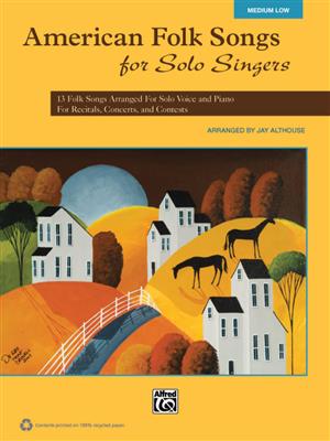 American Folk Songs for Solo Singers: Solo pour Chant