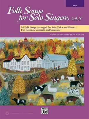 Folk Songs for Solo Singers, Vol. 2: Solo pour Chant
