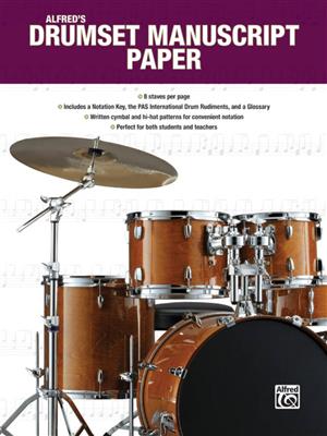 Dave Black: Alfreds Drum Manuscript Paper: Papier à Musique