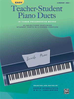 Easy Teacher-Student Piano Duets 1