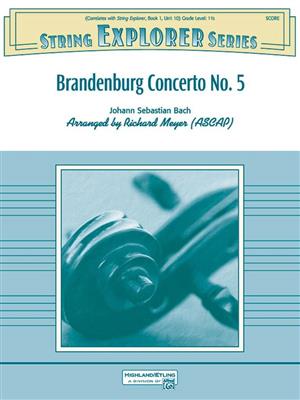 Johann Sebastian Bach: Brandenburg Concerto No 5: (Arr. Richard Meyer): Orchestre à Cordes