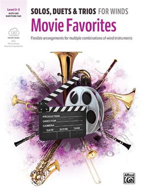 Solos, Duets & Trios for Winds: Movie Favorites: Duo pour Saxophones