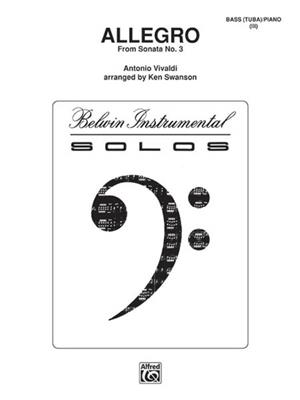 Antonio Vivaldi: Allegro - Tuba Solo: (Arr. Kenneth Swanson): Solo pour Tuba