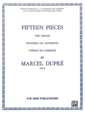 Marcel Dupré: Pieces(15) Vepres Du Commun: Orgue