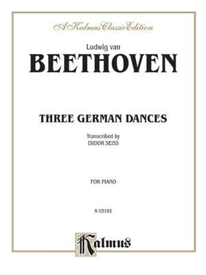 Ludwig van Beethoven: Three German Dances: Solo de Piano