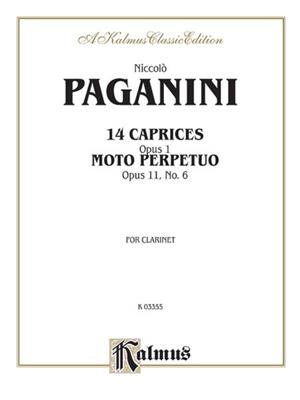 14 Caprices, Op. 1 & Moto Perpetuo, Op. 11, No. 6
