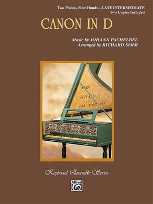 Johann Pachelbel: Canon in D: (Arr. Richard Simm): Solo de Piano