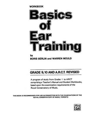 Basics of Ear Training, Grade 9-10 ARCT