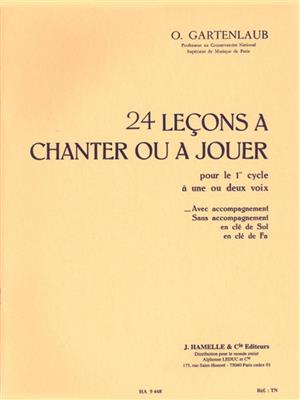 24 Leçons a Chanter ou a Jouer pour le 1er Cycle