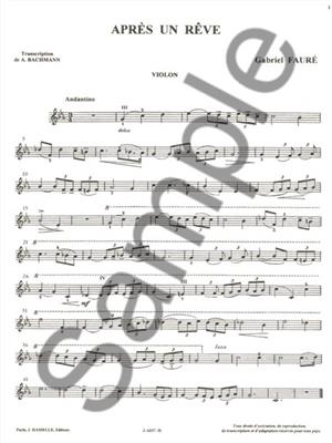 Gabriel Fauré: Mélodies Vol.1: Violon et Accomp.