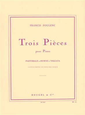 Francis Poulenc: Trois Pieces Pour Piano: Solo de Piano