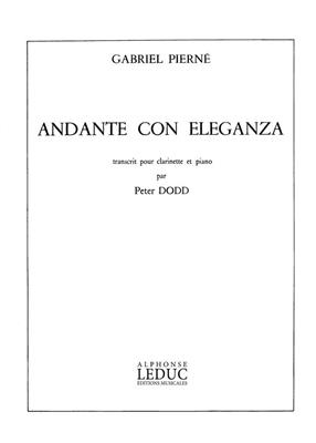 Gabriel Pierné: Andante Con Eleganza: (Arr. Peter Dodd): Clarinette et Accomp.