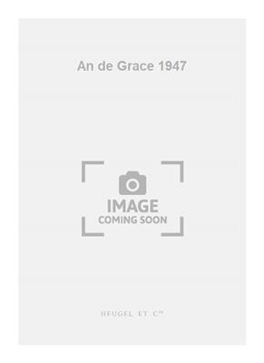 Alain Louvier: An de Grace 1947: Flûte à Bec (Ensemble)