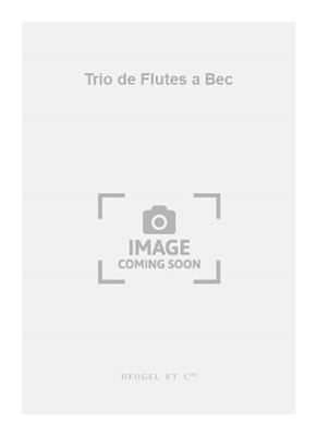 Georg Philipp Telemann: Trio de Flutes a Bec: Flûte à Bec (Ensemble)