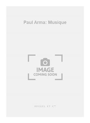 Paul Arma: Paul Arma: Musique: Duo pour Flûtes à Bec
