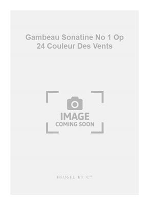 Anton Diabelli: Gambeau Sonatine No 1 Op 24 Couleur Des Vents: Vents (Ensemble)