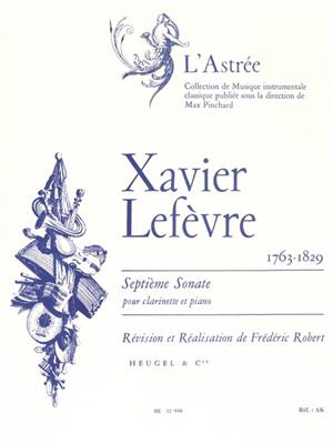 Lefevre: Sonate 7 g-moll: Clarinette et Accomp.