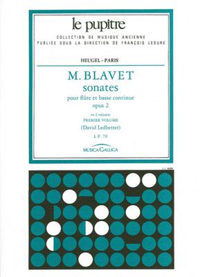 Michel Blavet: Sonates pour flutes et continuo op 2 volume 1: Solo pour Flûte Traversière