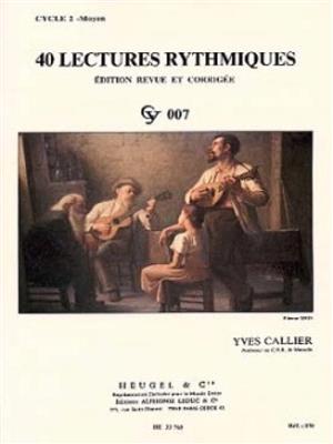 Yves Callier: 40 Lectures rythmiques: Autres Variations