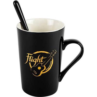 Mug - Black with Gold Logo