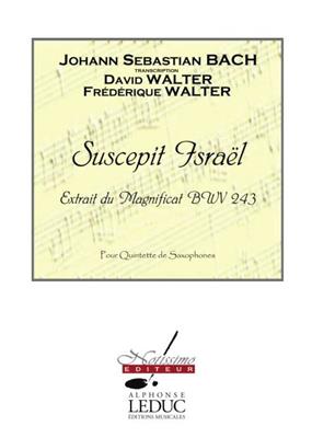 Johann Sebastian Bach: Suscepit Israel: Saxophones (Ensemble)