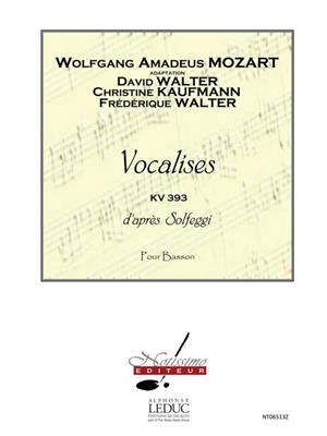 Wolfgang Amadeus Mozart: Vocalises D'Apres Solfeggi: Solo pour Basson