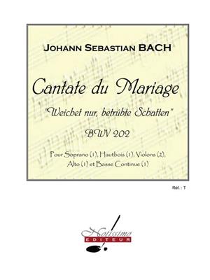 Johann Sebastian Bach: Cantate Du Mariage BWV202 Soprano Solo & Ensemble: Solo pour Chant