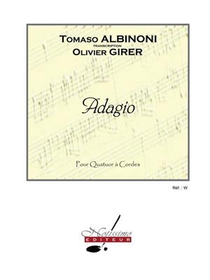 Tomaso Albinoni: Adagio: Quatuor à Cordes