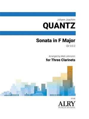 Johann Joachim Quantz: Sonata in F Major: (Arr. Matt Johnston): Clarinettes (Ensemble)