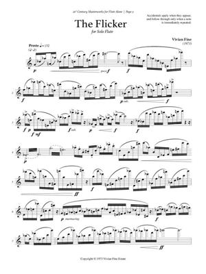 Eleven Pieces for Flute Alone: Solo pour Flûte Traversière