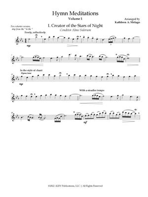 Hymn Meditations, Volume 1 for Flute Alone: (Arr. Kathleen A. Melago): Solo pour Flûte Traversière