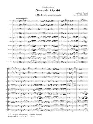 Antonin Dvorak: Selections from Serenade, Op. 44: (Arr. Shaul Ben-Meir): Flûtes Traversières (Ensemble)