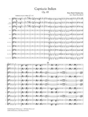 Pyotr Ilyich Tchaikovsky: Capriccio Italien: (Arr. Shaul Ben-Meir): Flûtes Traversières (Ensemble)