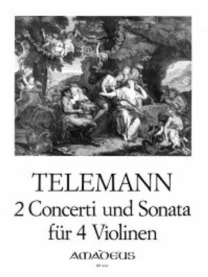 Georg Philipp Telemann: 2 concertini in G major and D-major: (Arr. Yvonne Morgan): Quatuor à Cordes