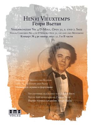 Henri Vieuxtemps: Konzert Nr. 4 d-Moll, Opus 31, 1. und 2. Satz: Violon et Accomp.