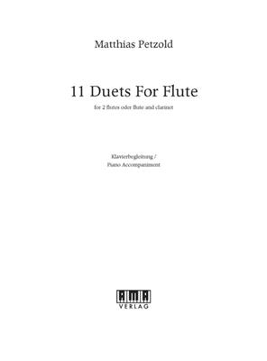 11 Duets for Flute - Klavierbegleitung