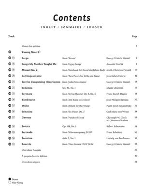 15 Intermediate Classical Solos: Baryton ou Euphonium et Accomp.