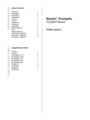 Philip Sparke: Rockin' Trumpets: Ensemble de Cuivres