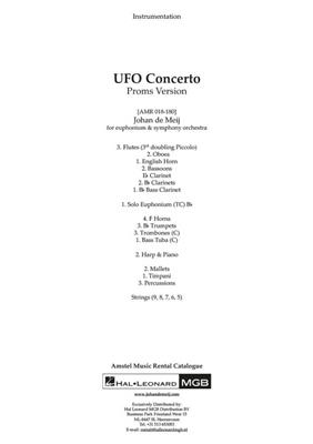 Johan de Meij: UFO Concerto - Festival Version (shortened): Orchestre et Solo