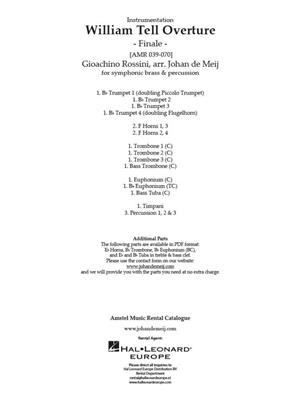 Johan de Meij: William Tell Overture (Finale): Ensemble de Cuivres