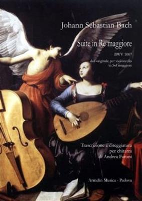 Johann Sebastian Bach: Suite In Re Maggiore BWV 1007: (Arr. Andrea Faroni): Solo pour Guitare