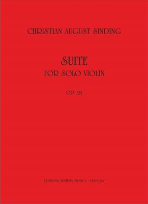 Christian August Sinding: Suite for solo Violin, op 123: Solo pour Violons