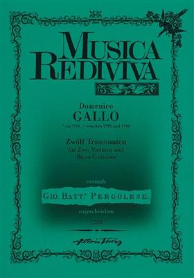 Domenico Gallo: Zwölf Triosonaten: (Arr. Klaus Peter Diller): Duos pour Violons