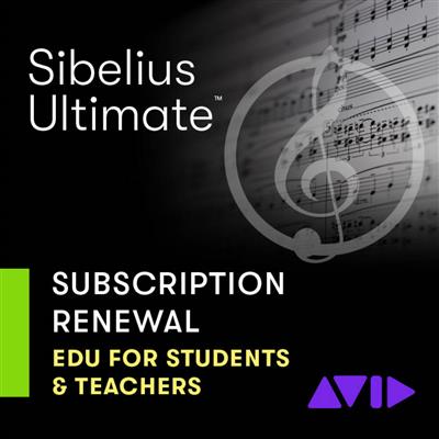 Sibelius- Ultimate 1-Year Subs Renewal - Edu