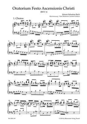 Johann Sebastian Bach: Ascension Oratorio BWV 11: Chœur Mixte et Ensemble