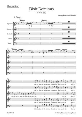 Georg Friedrich Händel: Dixit Dominus HWV 232: Chœur Mixte et Ensemble